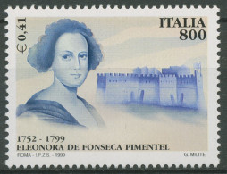 Italien 1999 Schriftstellerin Eleonora Fonseca Pimentel 2643 Postfrisch - 1991-00: Nieuw/plakker