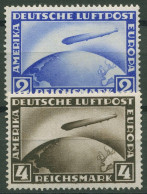 Deutsches Reich 1928 Flugpostmarken Luftschiff Graf Zeppelin 423/24 Mit Falz - Neufs