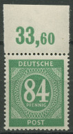 All. Besetzung 1946 I. Kontrollrat Oberrand 936 C P OR Ndgz Postfrisch Geprüft - Ungebraucht
