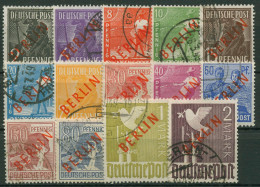 Berlin 1949 Rotaufdruck 21/34 Gestempelt Geprüft - Used Stamps