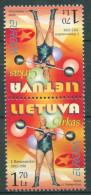 Litauen 2002 Europa CEPT Zirkus Kehrdruckpaar 792 KD Postfrisch - Lithuania