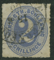 Schleswig-Holstein 1865/67 Ziffernim Oval 16 Gestempelt - Schleswig-Holstein