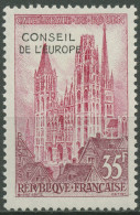 Frankreich 1958 Dienstmarken Europarat Kathedrale Rouen D 1 Postfrisch - Ungebraucht