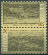Litauen 1997 Botanischer Garten Palanga Kehrdruckpaar 643 KD Postfrisch - Lituania
