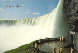 *CPM - CANADA - CHUTES DU NIAGARA -observation Plazza And To Portals Behind The Curtain Of Water - Cataratas Del Niágara