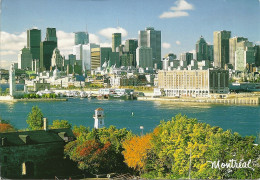 *CPM - CANADA - MONTREAL - Le Centre Ville Vue Du Pont Jacques Cartier - Montreal