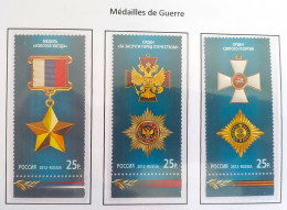 Russie 2012 Yvert N° 7281-7283 MNH ** - Nuevos