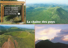 *CPM - FRANCE - AUVERGNE -  La Chaines Des Puys Dans Le Parc Des Volcans D'Auvergne. Le Puy De Dôme, Le Puy De Pariou - Auvergne