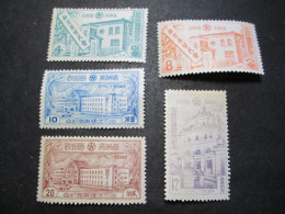 China Manchukuo 1937 SC#122-126 MH Short Set    RS - Autres & Non Classés