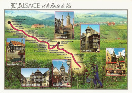 *CPM - FRANCE - ALSACE -  Route Des Vins - L'Alsace Heureuse - Alsace
