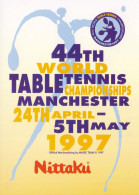 Great Britain / Royaume Uni 1997, 44th World TT Championships / 44èmes Championnats Du Monde / Manchester - Tischtennis