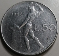 50 Lires Italie 1955 - 50 Liras