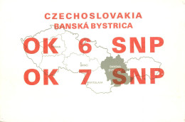 Radio Amateur QSL Post Card Y03CD OK6SNP Czechoslovakia - Radio-amateur