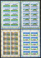 Germany 1996 / Michel 1849-52 Kb - Holsteinische Schweiz, Eifel, Spreewald, Saalelandschaft  - 4 Sheets Of 10 Stamps MNH - Sonstige & Ohne Zuordnung