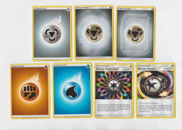 7 Cartes Pokémon Energie - Other & Unclassified