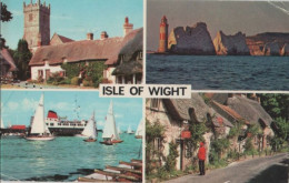 92431 - Grossbritannien - Isle Of Wight - 4-Bilder-Karte - 1978 - Other