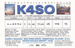 AK 212276 QSL - USA - Virginia - Nokesville - Radio