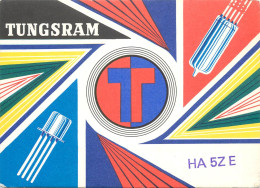 Radio Amateur QSL Post Card Y03CD HA5ZE Tungsram Hungary - Radio Amateur