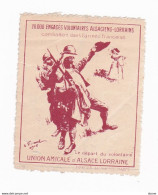 Vignette Militaire Patriotique - Union Amicale D'Alsace Lorraine - Militario