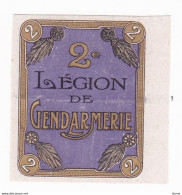 Vignette Militaire Delandre - 2ème Légion De Gendarmerie - Militair