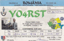 AK 212294 QSL - Romania - Focsani - Radio Amateur