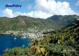 Saint Lucia Island Soufriere Aerial View New Postcard - Santa Lucia