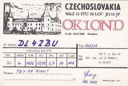 AK 212300 QSL - Czechoslovakia - Chodov - Radio Amateur