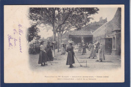 CPA Croquet Jeu Femme Circulée Vienne - Sonstige & Ohne Zuordnung