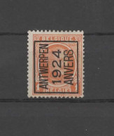 N 91A  Antwerpen 1924 Anvers - Typo Precancels 1922-31 (Houyoux)