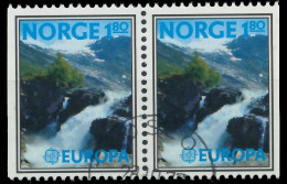 NORWEGEN 1977 Nr 743Dl Dr Gestempelt WAAGR PAAR X55D1AE - Used Stamps