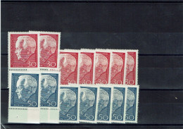 ALLEMAGNE Berlin - 1967 - Michel N° 314 & 315 Lot De 7 Paires - Neuf ** (131612) - Ungebraucht