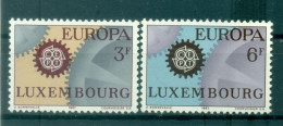 Luxembourg 1967 - Y & T N. 700/01 - Europa (Michel N. 748/49) - Unused Stamps