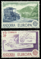 ANDORRA SPANISCHE POST 1970-1979 Nr 123-124 Postfrisch S1B2B06 - Unused Stamps