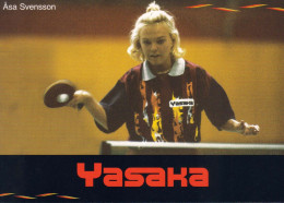 Sweden / Suède, Asa Svensson - Tischtennis