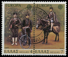 GRIECHENLAND 1979 Nr 1352 Und 1353 Zentrisch Gestempelt WAAGR PA X58D0FA - Used Stamps