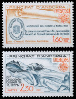 ANDORRA (FRANZ. POST) 1982 Nr 321-322 Postfrisch S1DEC7E - Unused Stamps