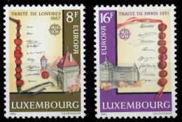 LUXEMBURG 1982 Nr 1052-1053 Postfrisch S1E4E66 - Ungebraucht