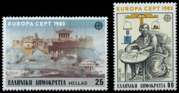 GRIECHENLAND 1983 Nr 1513-1514 Postfrisch S1E51FA - Unused Stamps