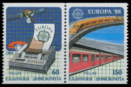 GRIECHENLAND 1988 Nr 1685C-1686C Postfrisch WAAGR PAAR S1F935A - Unused Stamps