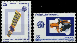 ANDORRA SPANISCHE POST 1990-2000 Nr 221-222 Postfrisch S20127E - Unused Stamps