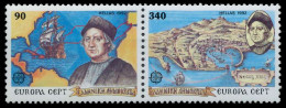 GRIECHENLAND 1992 Nr 1802A-1803A Postfrisch WAAGR PAAR S2071BE - Neufs