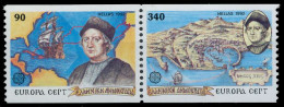 GRIECHENLAND 1992 Nr 1802C-1803C Postfrisch WAAGR PAAR S2071C6 - Ungebraucht