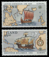 ISLAND 1992 Nr 762-763 Postfrisch S207336 - Unused Stamps