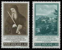 VATIKAN 1964 Nr 481-482 Postfrisch S20E262 - Unused Stamps