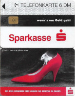 Germany - Sparkasse Shoe (Overpint 'Sparkasse' Without Line) - O 1782 - 10.1995, 6DM, Used - O-Reeksen : Klantenreeksen