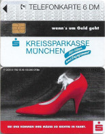 Germany - Sparkasse Shoe (Overpint 'Kreissparkasse München') - O 1782 - 10.1995, 6DM, Used - O-Serie : Serie Clienti Esclusi Dal Servizio Delle Collezioni