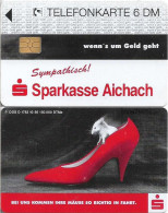 Germany - Sparkasse Shoe (Overpint 'Sparkasse Aichach') - O 1782 - 10.1995, 6DM, Used - O-Serie : Serie Clienti Esclusi Dal Servizio Delle Collezioni