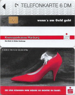 Germany - Sparkasse Shoe (Overpint 'Kreissparkasse Harburg') - O 1782 - 10.1995, 6DM, Used - O-Series : Customers Sets