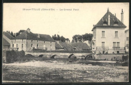 CPA Is-sur-Tille, Le Grand Pont  - Is Sur Tille