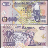 Sambia - Zambia - 100 Kwacha 1992 Prefix CU - UNC = Kassenfrisch (13104 - Andere - Afrika
